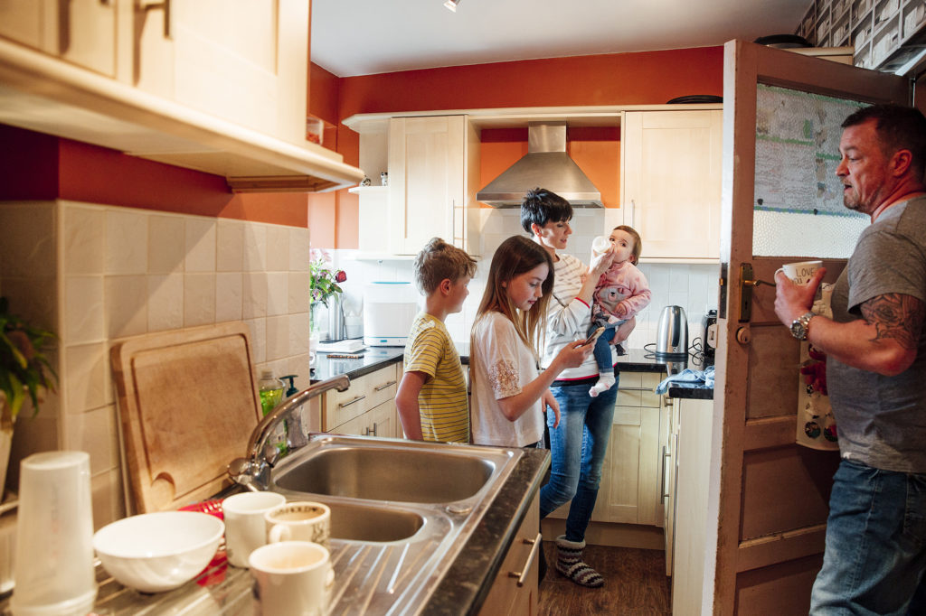 Quality kitchen heating allows a family to spend time together cooking