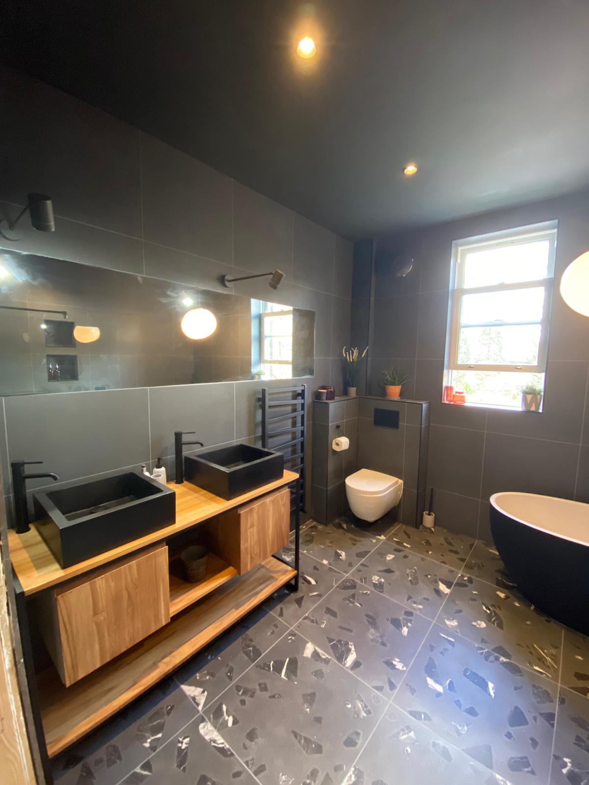 bedroom to bathroom conversion making use of a larger space to create your perfect bbathroom