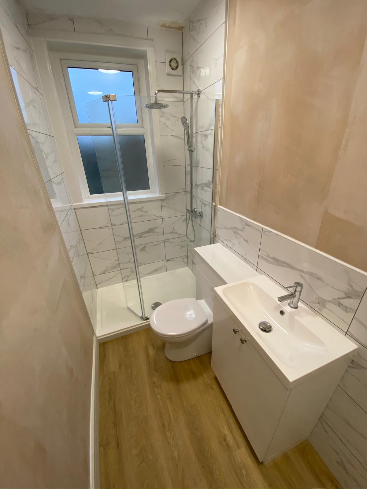 Narrow Bathroom Conversion No need to compromise on luxury