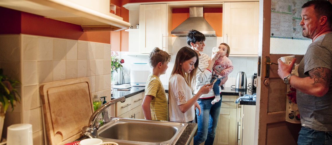 Quality kitchen heating allows a family to spend time together cooking