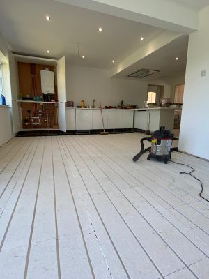 Solfex retro-fit underfloor heating and boiler installation by Parkstone Yorkshire