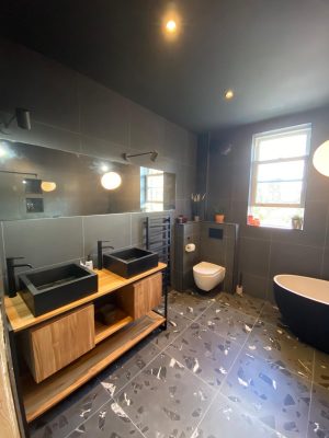 bedroom to bathroom conversion making use of a larger space to create your perfect bbathroom