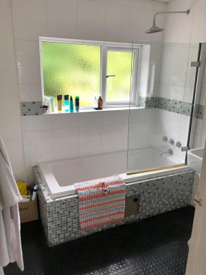 Bathroom renovation before work started