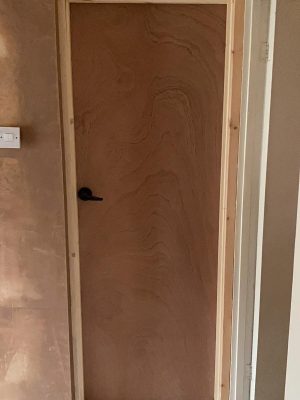 Straight swap bathroom new bathroom door